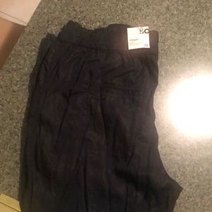 Black ( brand new)  long pant  jogger elastic leg opened pant